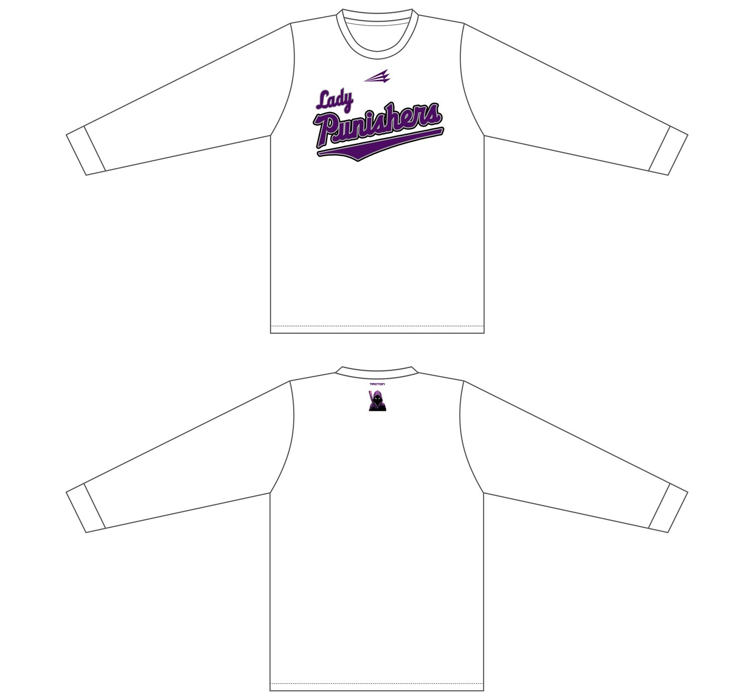 AV Lady Punishers Custom Longsleeve HyperTee #LHT1
