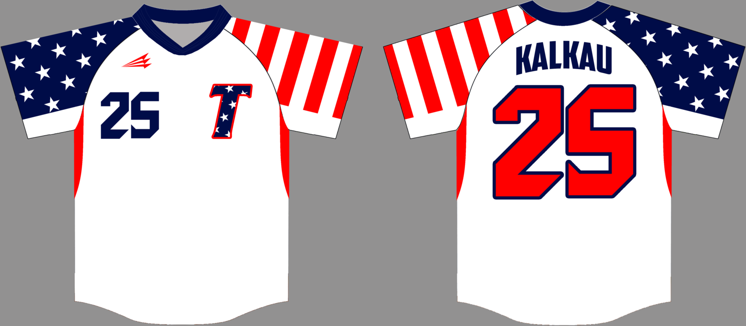 Long Island Titans Custom HexaFlex Baseball Jersey #5B