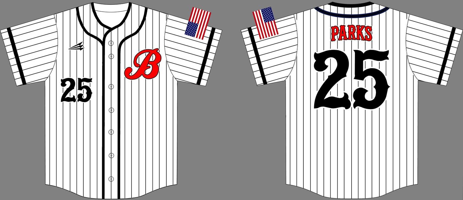Bakersfield Sliders Custom HexaFlex Baseball Jersey #3