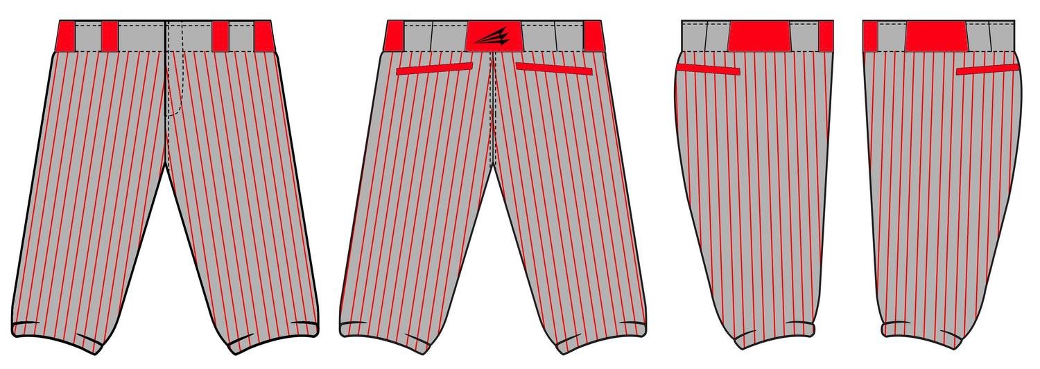 Bakersfield Sliders Custom Stacheman Elite Knicker Baseball Pant #BP2a