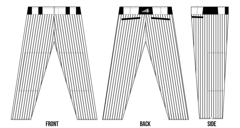 Bakersfield Sliders Custom Stacheman Elite Long Baseball Pant #BP3b