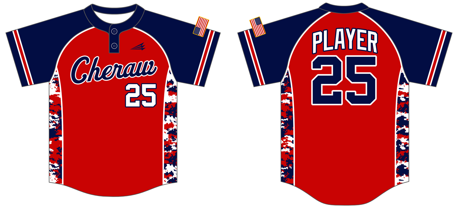 Cheraw Custom NanoDri Baseball Jersey #J4