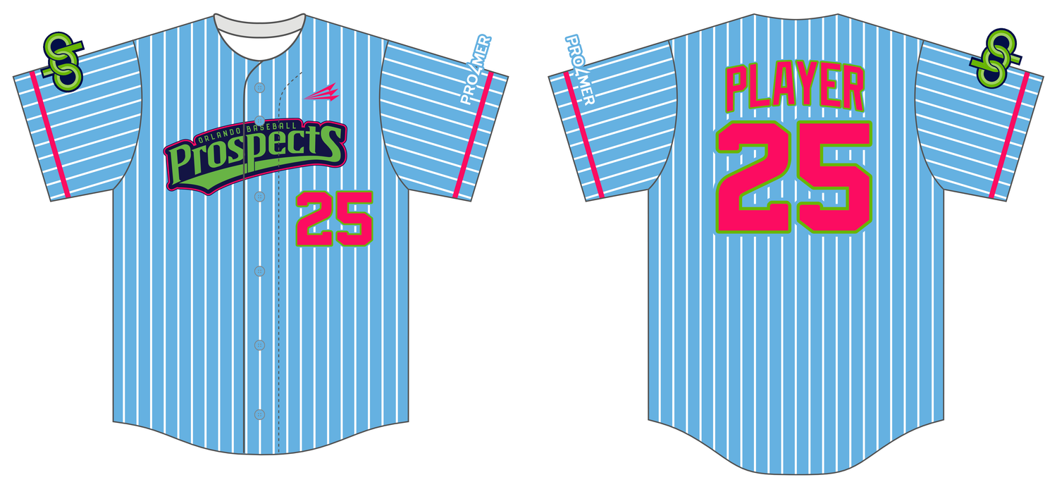 Orlando Baseball Prospects Custom NanoDri Baseball Jersey #J8B