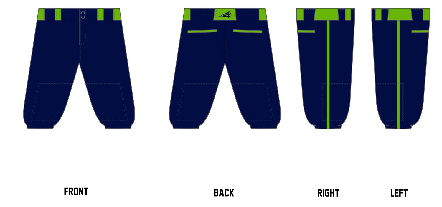 Orlando Baseball Prospects Custom Knicker Baseball Pant #BP9C