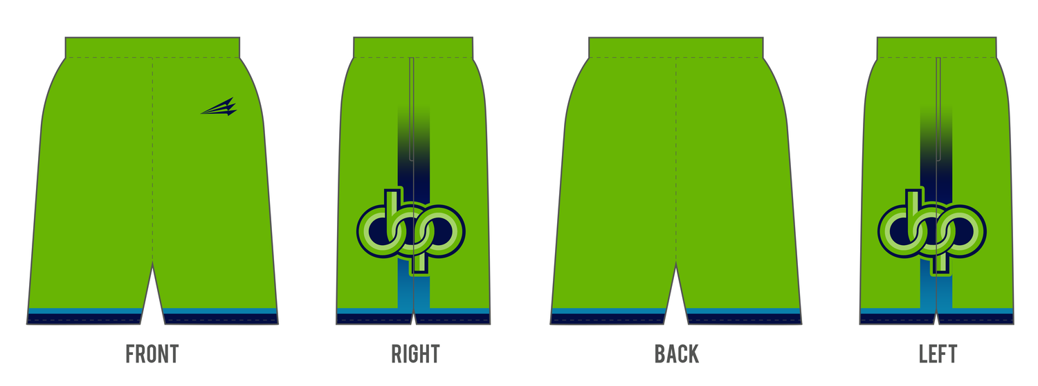 Orlando Baseball Prospects Custom Revolution Pocket Shorts #RV1