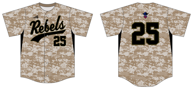 Idaho Rebels Custom HexaFlex Baseball Jersey #J1B