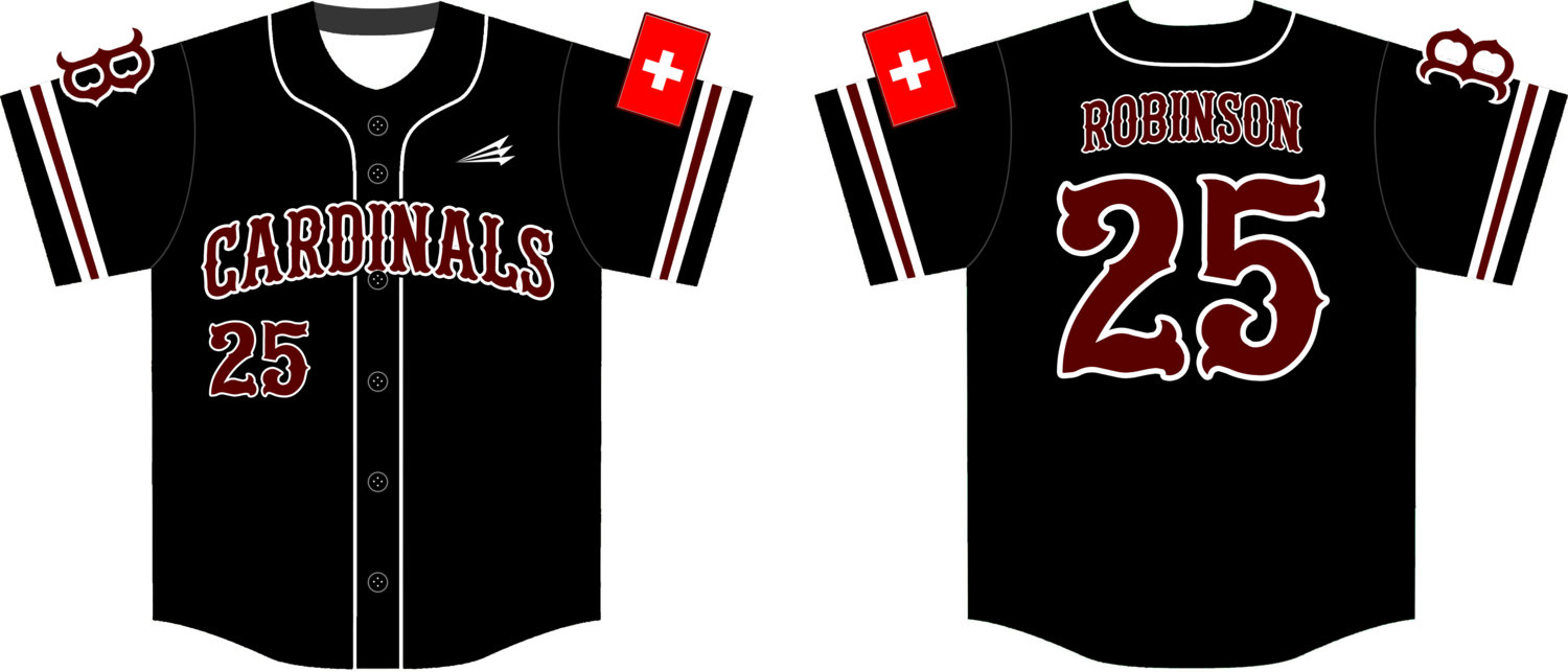 Bern Cardinals Custom Nanodri Baseball Jersey #3B