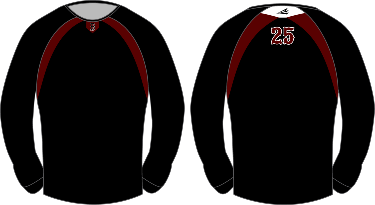 Bern Cardinals Baseball Custom Vulcan Pullover #VP1