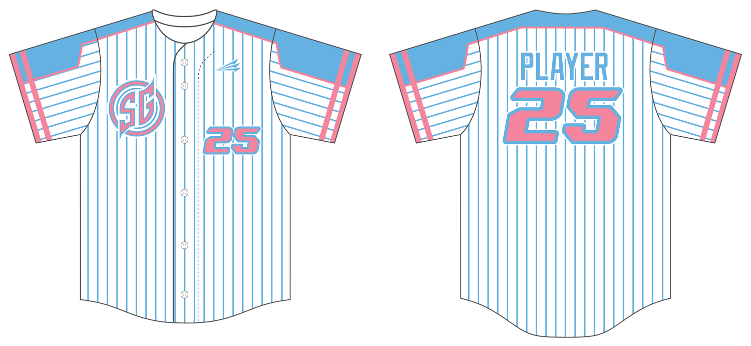 SG 8U Custom HexaFlex Baseball Jersey #J4