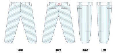 SG 8U Custom Fastpitch Pant #FP1B