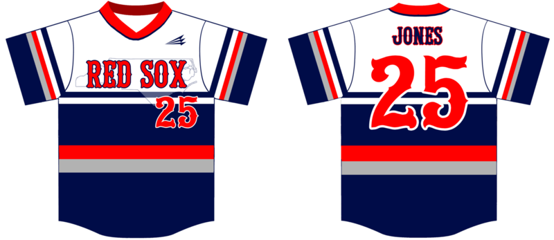 Carolina Red Sox Custom NanoDri Baseball Jersey #1C