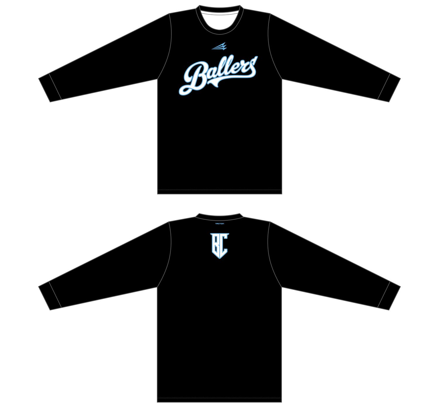 BC Ballers Custom Longsleeve HyperTee #LHT1