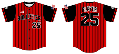 Hollister Headhunters Custom NanoDri Baseball Jersey #J13B