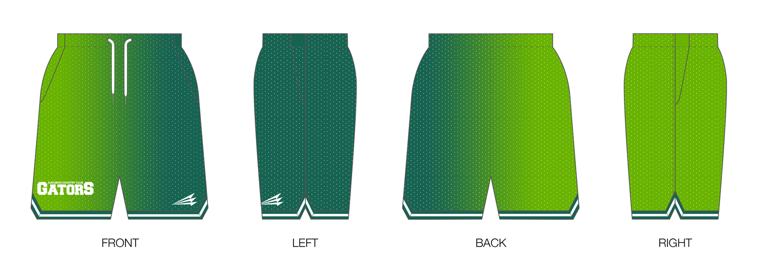 ACC Gators Custom Retro Mesh Shorts