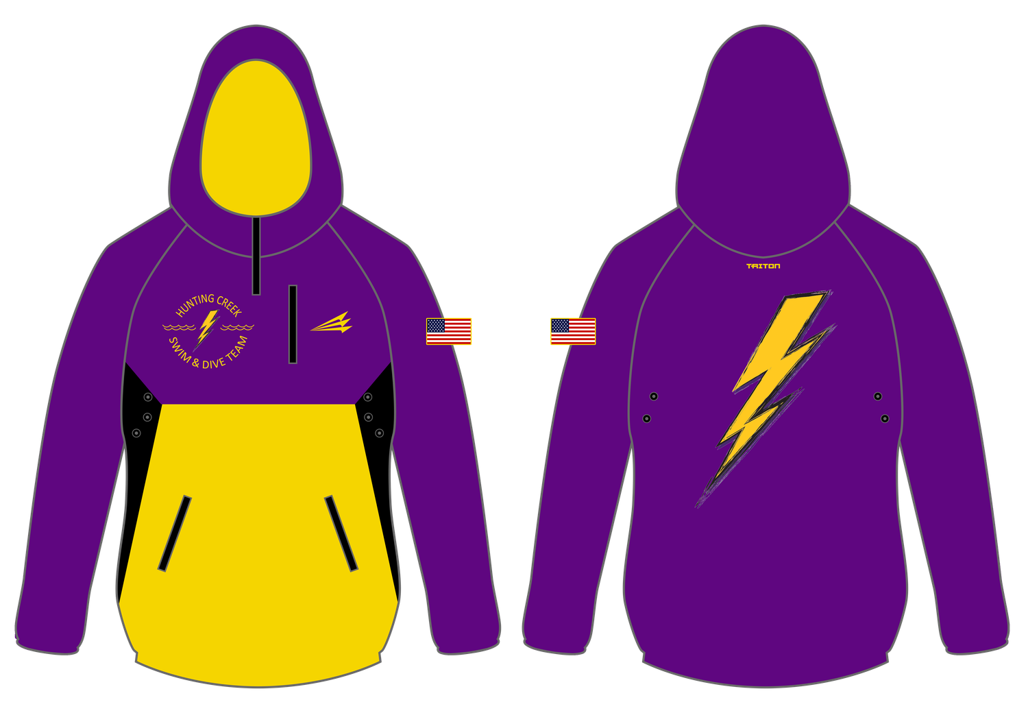 HCCC Lightning Custom Gladiator Hoodie