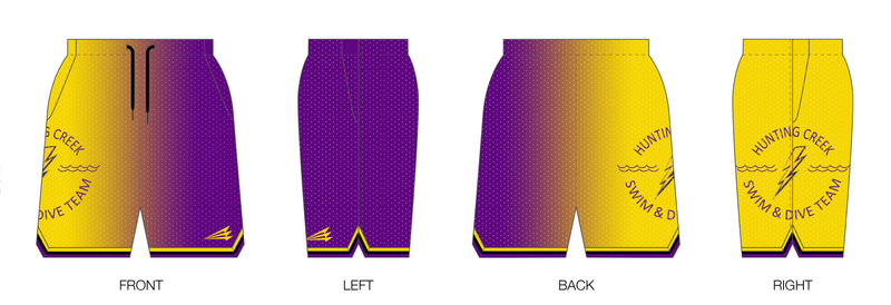 HCCC Lightning Custom Retro Mesh Shorts