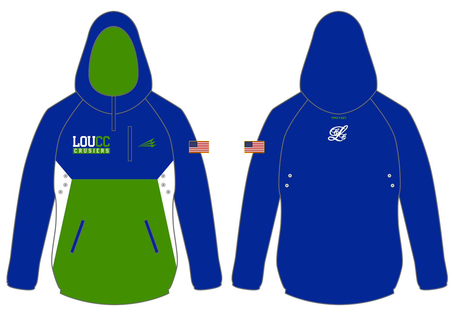 LCC Cruisers Custom Gladiator Hoodie LCC Cruisers Custom Gladiator Hoodie