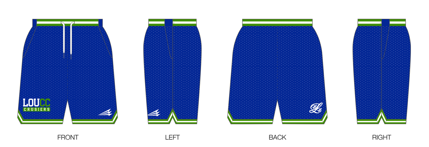 LCC Cruisers Custom Retro Mesh Shorts LCC Cruisers Custom Retro Mesh Shorts
