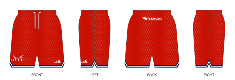 OCCC Flyers Custom Retro Mesh Shorts