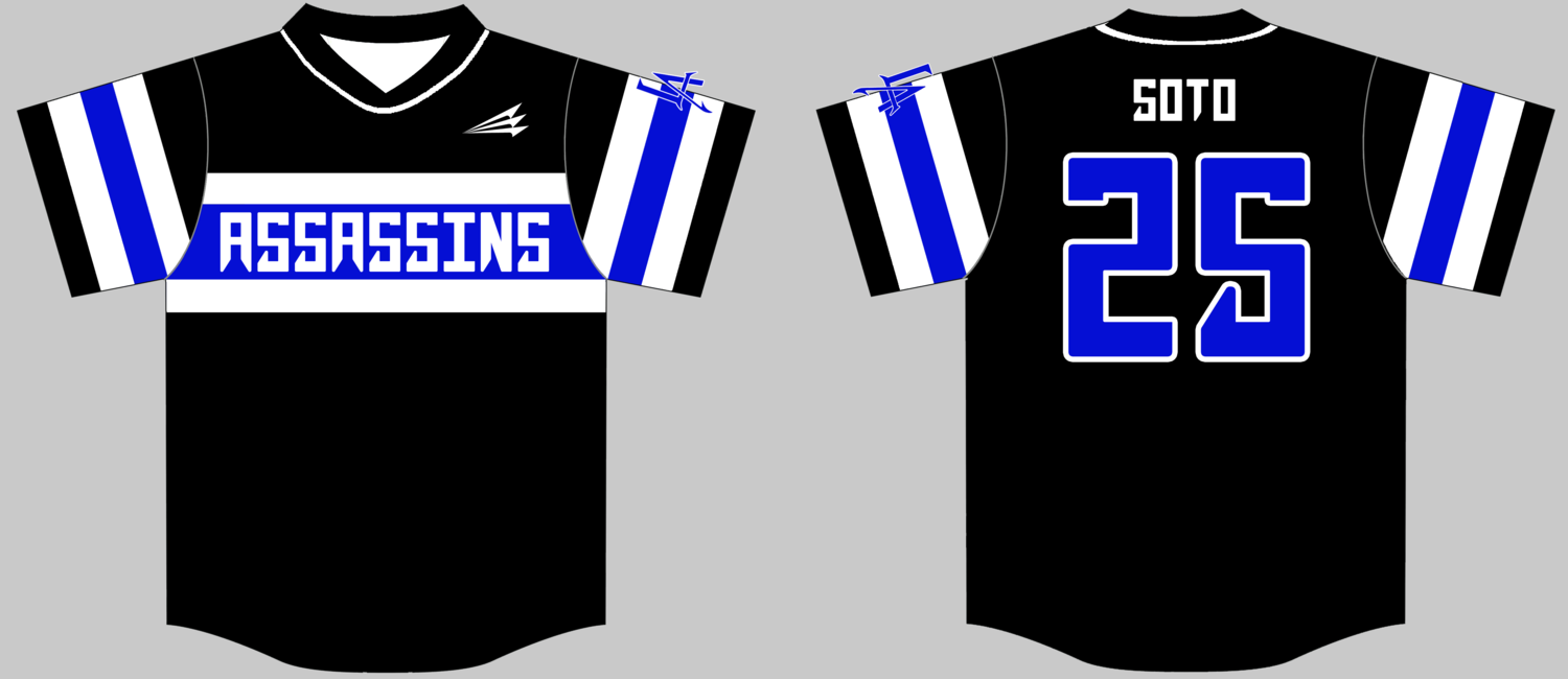 Lubbock Assassins Custom HexaFlex Baseball Jersey #5