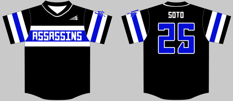 Lubbock Assassins Custom HexaFlex Baseball Jersey #5