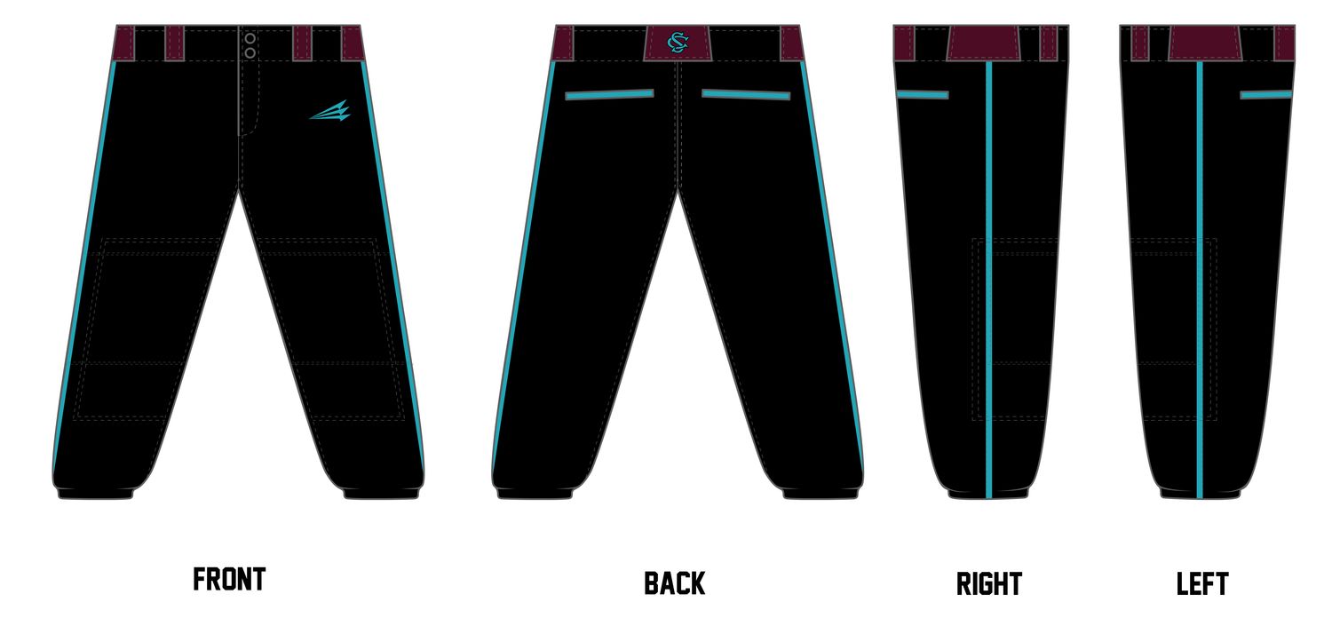 Shiprock High School Lady Chieftains Custom Fastpitch Pant #FP3