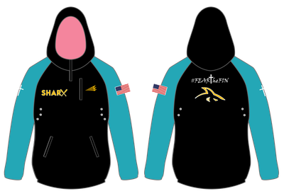 Chiville Sharx Custom Gladiator Hoodie #GH1B