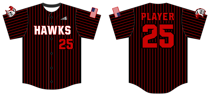 Marysville Hawks Custom Hexaflex Baseball Jersey #J15B