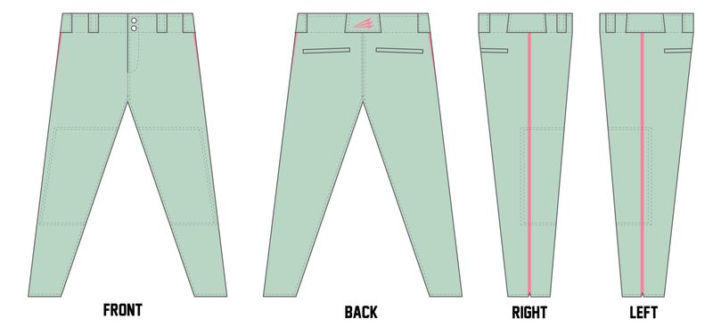 Snow Cones Custom Athletic Baseball Pant #BP3