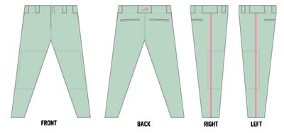 Snow Cones Custom Athletic Baseball Pant #BP3