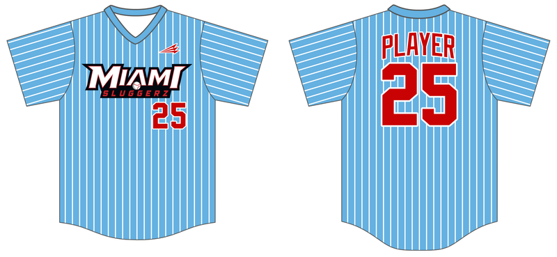 Miami Sluggerz Custom HexaFlex Baseball Jersey #J5F
