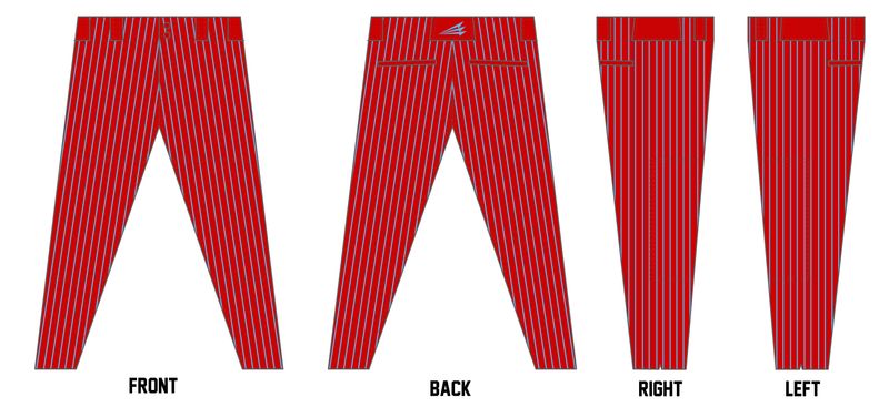 Miami Sluggerz Custom Athletic Baseball Pant #BP5