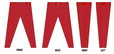 Miami Sluggerz Custom Athletic Baseball Pant #BP5