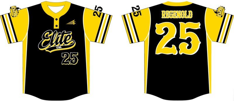 Iowa Elite Custom NanoDri Fastpitch Jersey #1C