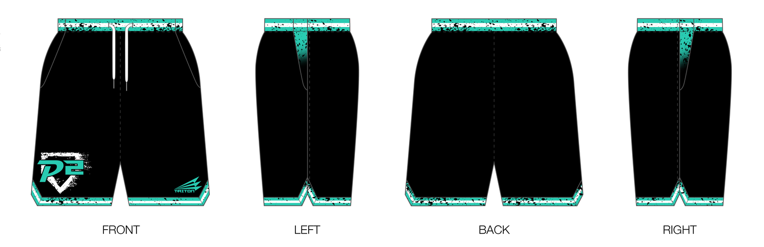 P2 Baseball Fest Custom Retro Mesh Shorts
