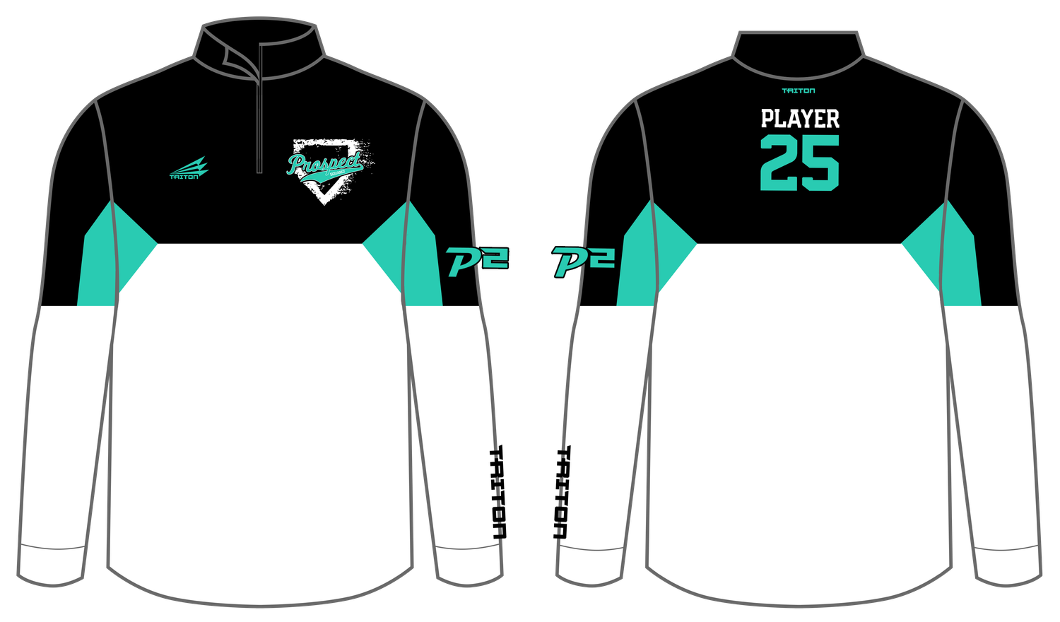 P2 Baseball Fest Custom NanoZip Pullover