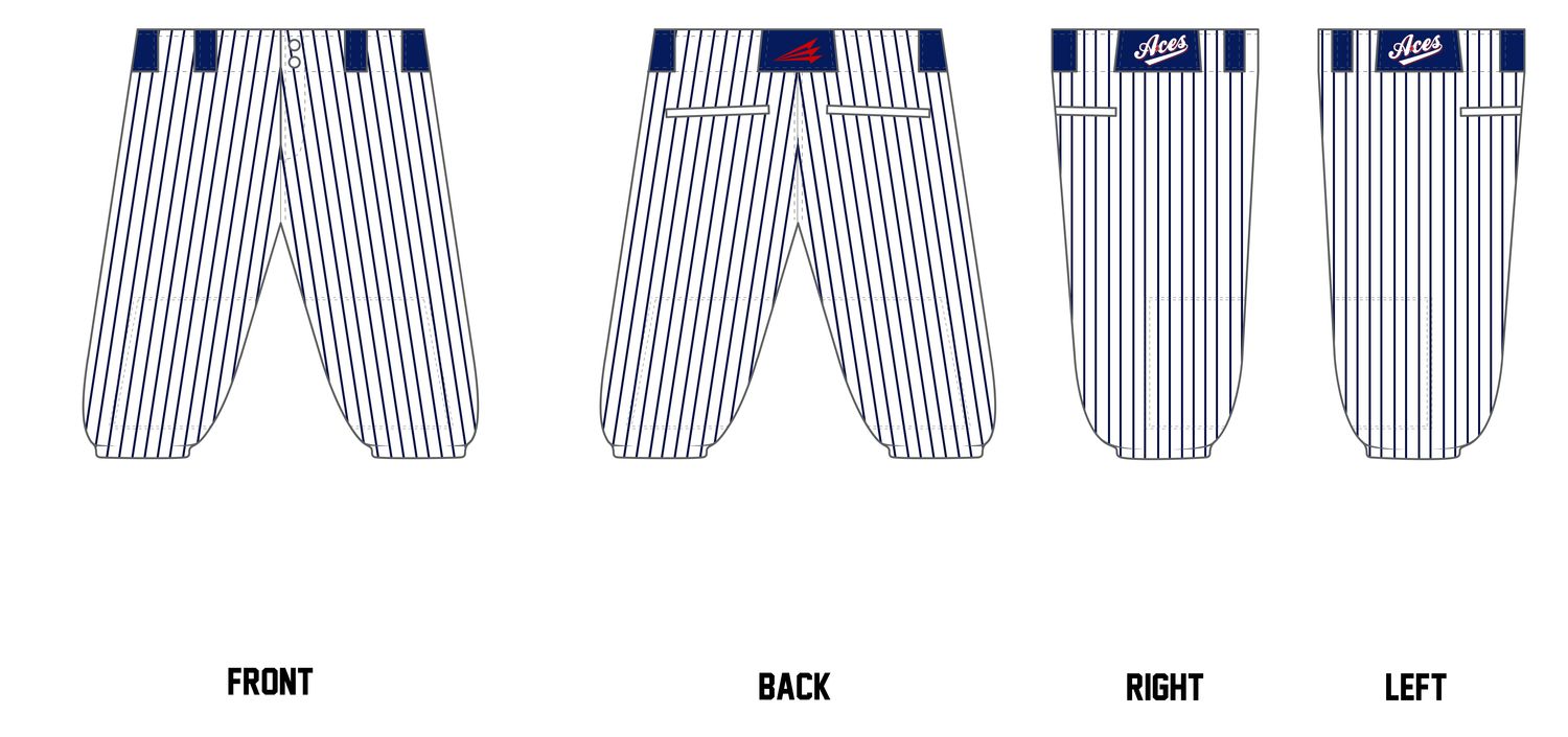 Loudoun Aces - Ritchie Custom Knicker Baseball Pant #BP4
