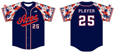 Loudoun Aces - Harper Custom HexaFlex Baseball Jersey #J12