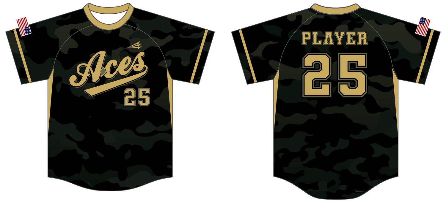 Loudoun Aces - Harper Custom HexaFlex Baseball Jersey #J15