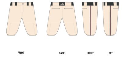 Loudoun Aces - Ritchie Custom Knicker Baseball Pant #BP14