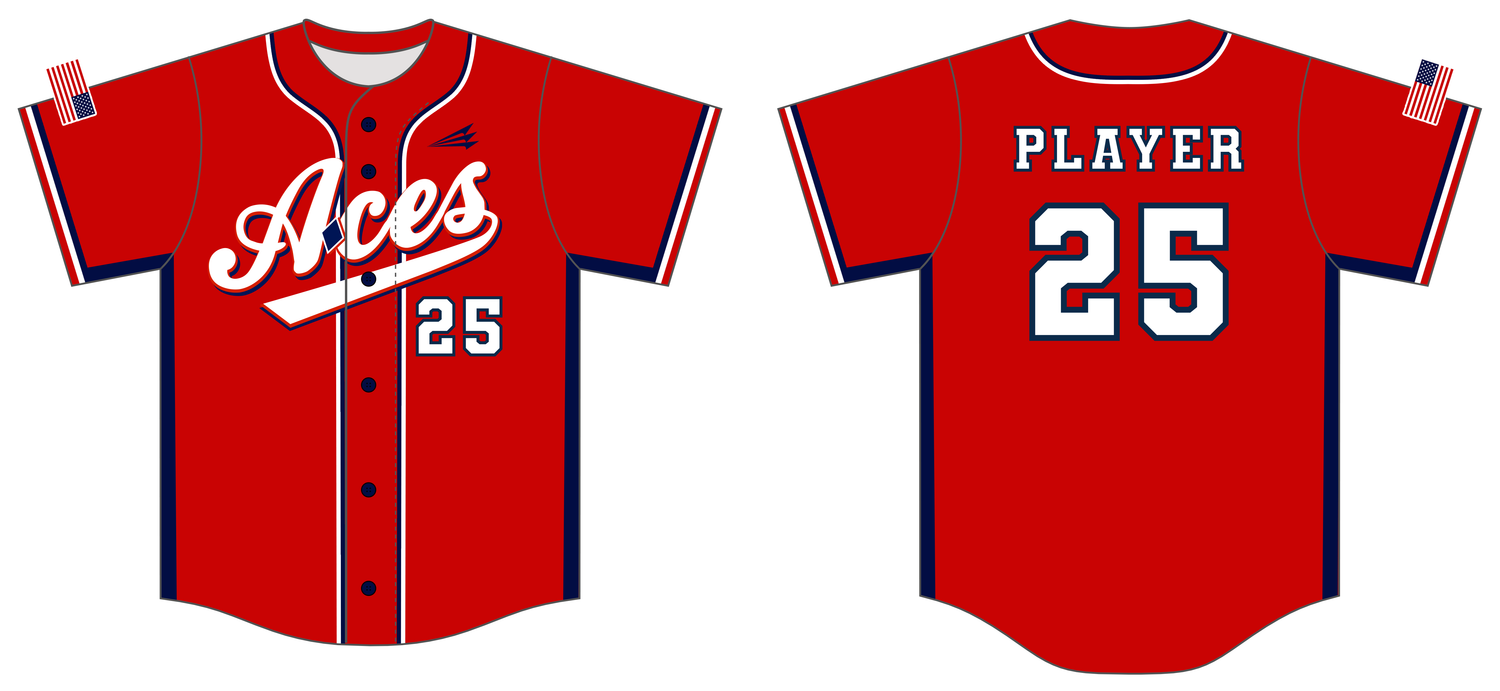 Loudoun Aces - Harper Custom HexaFlex Baseball Jersey #J11