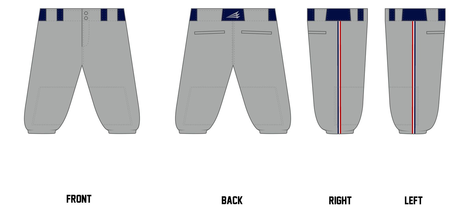 Loudoun Aces - Harper Custom Knicker Baseball Pant #BP11
