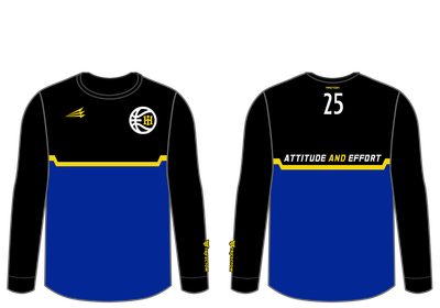 Indy Hustle Custom HyperTee LS Shooter Shirt ST2
