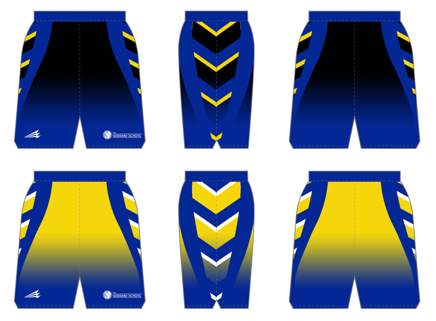 Indy Hustle Custom HexaFlex Reversible Basketball MID Shorts #BS2G, BS2H