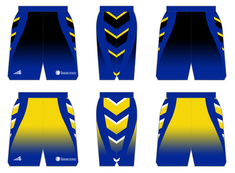 Indy Hustle Custom HexaFlex Reversible Basketball MID Shorts #BS2G, BS2H