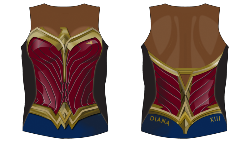 Big Girls Rugby Singlet Design #2