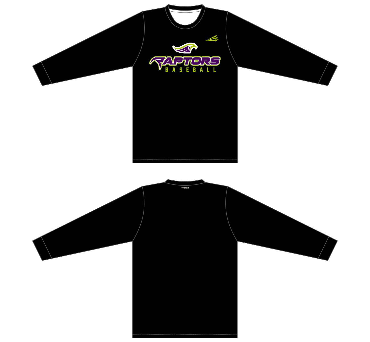 Manteno Raptors 9U Custom Longsleeve HyperTee #LHT1