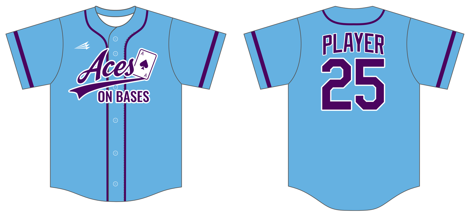 Aces on Bases Custom NanoDri Baseball Jersey #J1