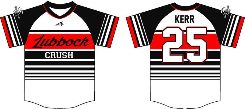 Lubbock Crush Custom Nanodri Baseball Jersey #1B