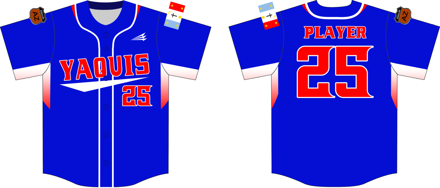 Guadalupe Little Yaquis Custom NanoDri Baseball Jersey #3B